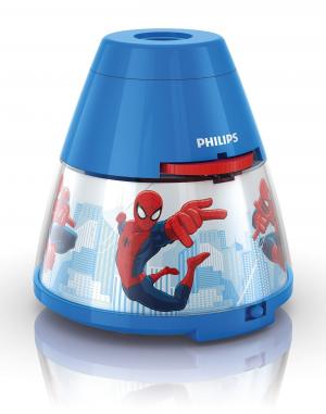 lampada da tavolo con roiettore led blu di Spider man 13,99 amazon.it