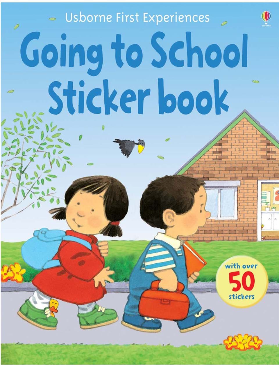 Going to school sticker book - immagine di copertina